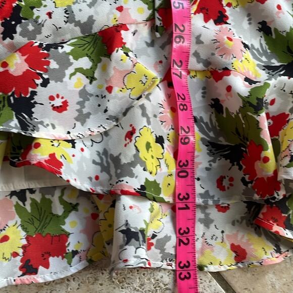 Likely Floral Vera Dress Ivory/red Multi - Picture 13 of 16
